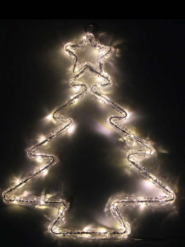 фото Светящееся украшение snowhouse фигура ёлочка atr40-ldm30-ww-bo