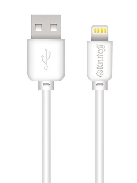 

Аксессуар Krutoff USB - Lightning Classic 2m White 14948, 14948