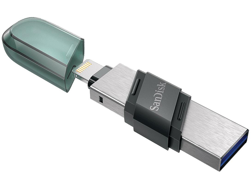 USB Flash Drive 256Gb - SanDisk iXpand Flip SDIX90N-256G-GN6NE usb flash sandisk ixpand go 256gb