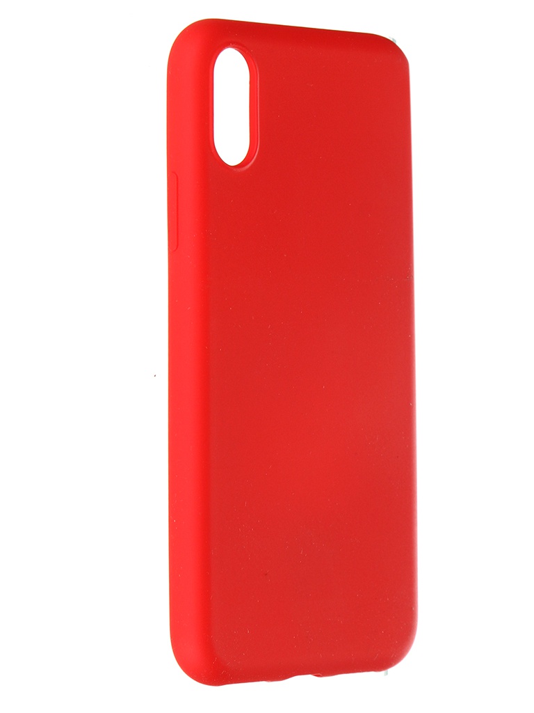 фото Чехол pero для apple iphone x / xs liquid silicone red pcls-0002-rd