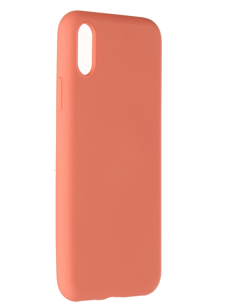 фото Чехол pero для apple iphone x / xs liquid silicone orange pcls-0002-or