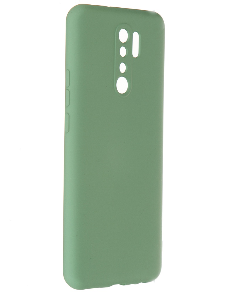 фото Чехол pero для xiaomi redmi 9 liquid silicone green pcls-0021-gn