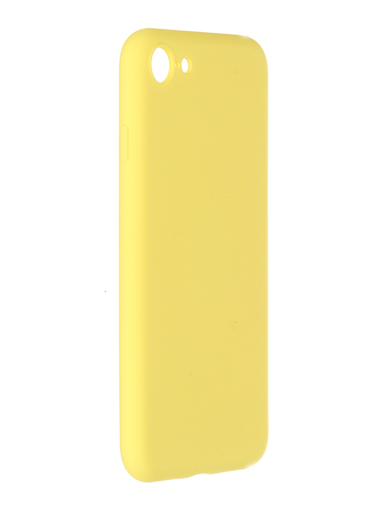 фото Чехол pero для apple iphone 7 / 8 / se2 liquid silicone yellow pcls-0001-yw