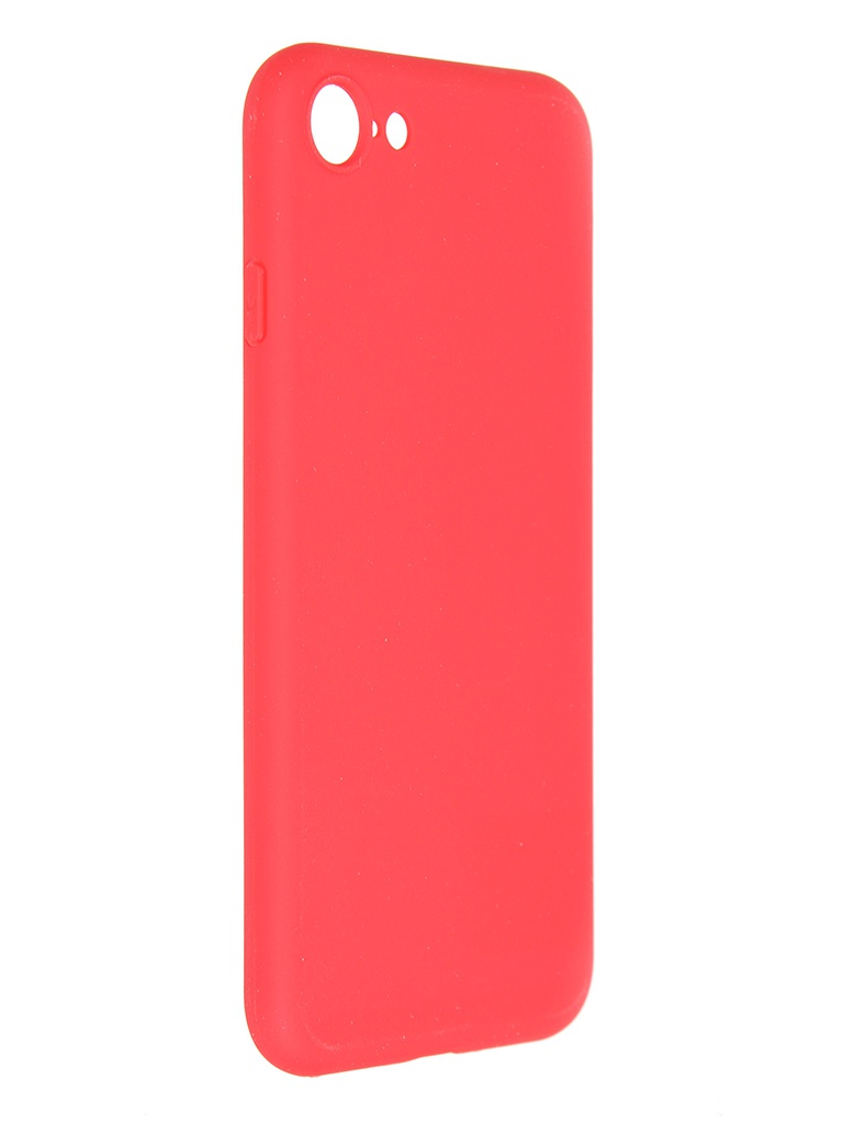 фото Чехол pero для apple iphone 7 / 8 / se2 liquid silicone red pcls-0001-rd