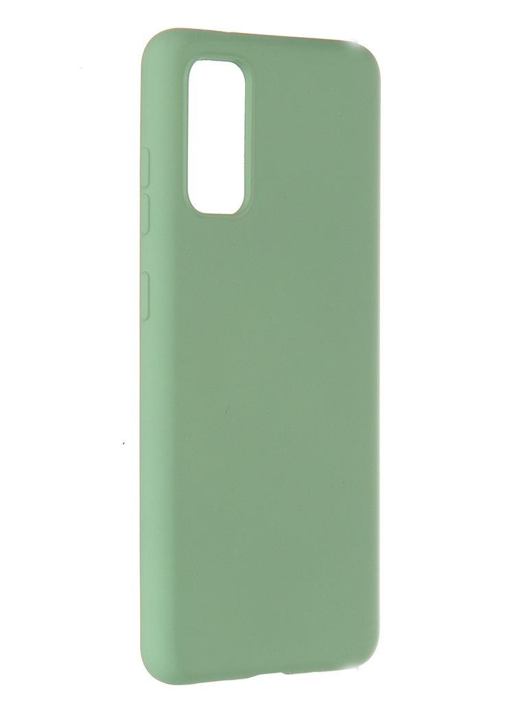 фото Чехол pero для samsung galaxy s20 liquid silicone green pcls-0010-gn