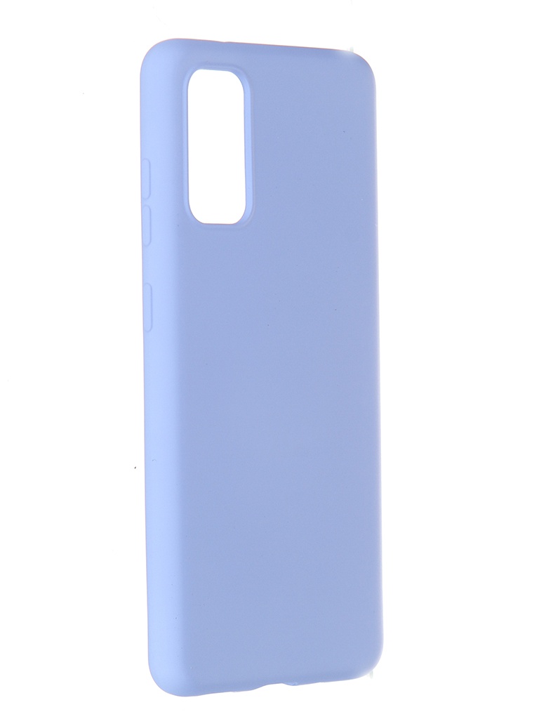 фото Чехол pero для samsung galaxy s20 liquid silicone light blue pcls-0010-lb