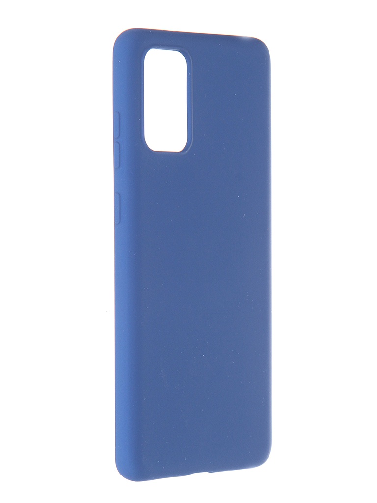 фото Чехол pero для samsung galaxy s20 plus liquid silicone blue pcls-0009-bl