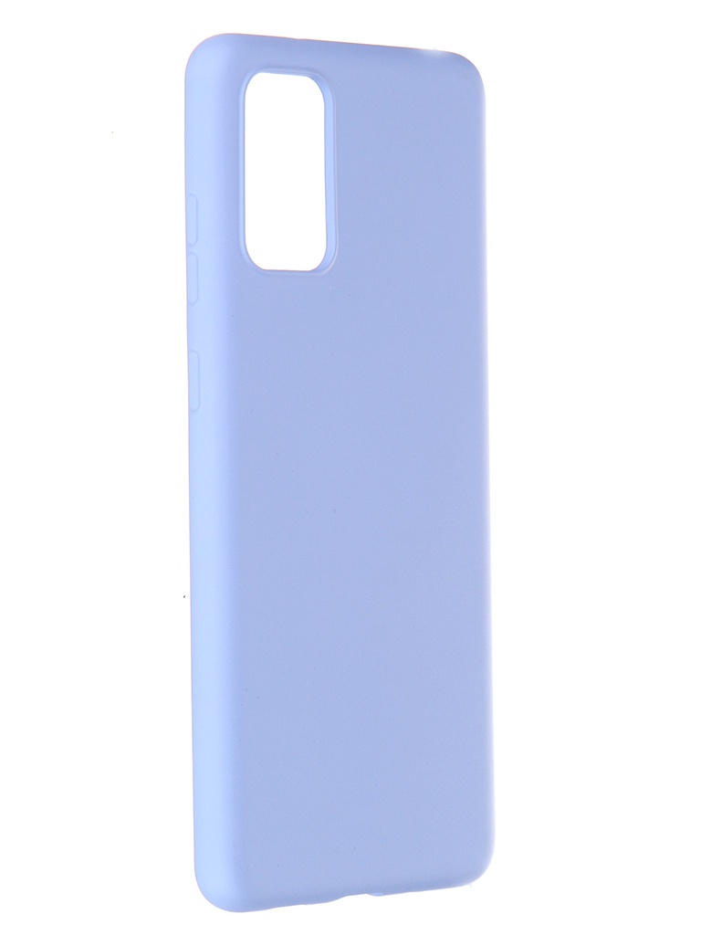 фото Чехол pero для samsung galaxy s20 plus liquid silicone light blue pcls-0009-lb