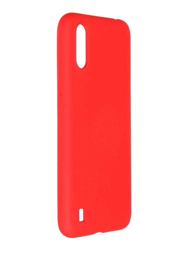 фото Чехол pero для samsung galaxy a01 liquid silicone red pcls-0012-rd