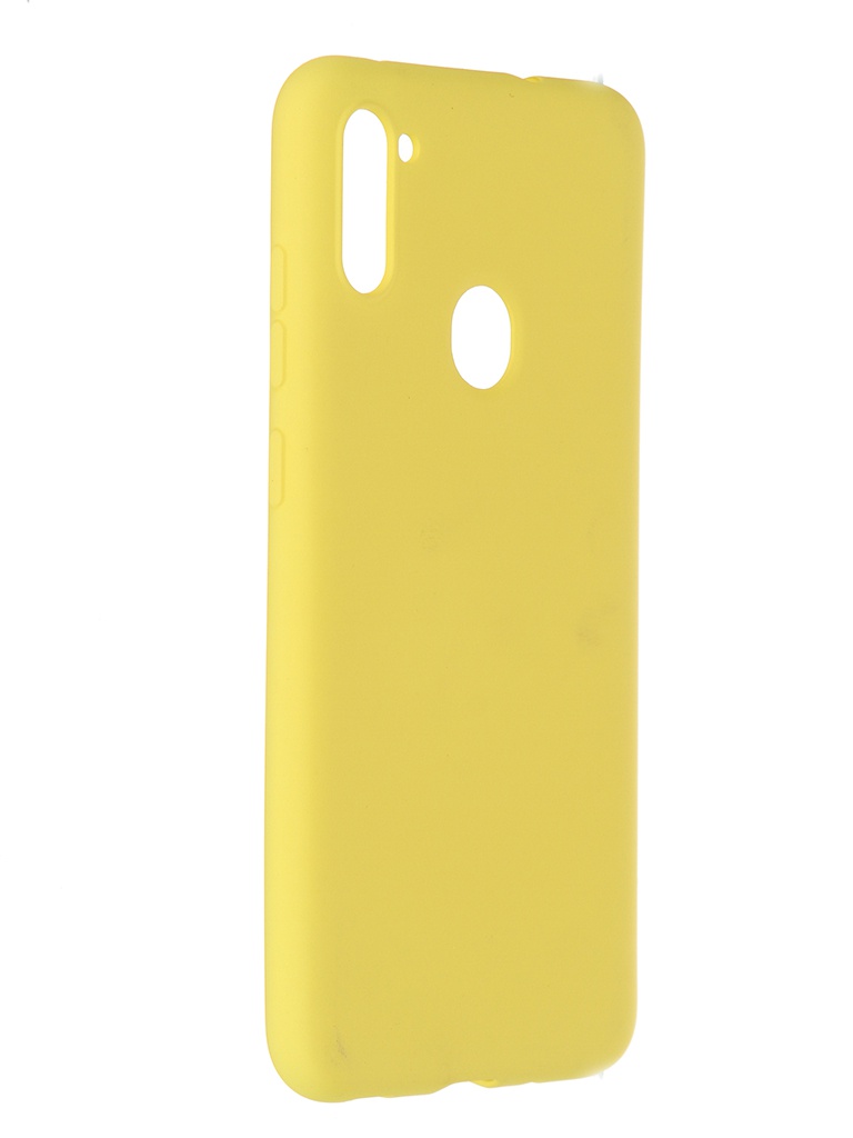 Чехол Pero для Samsung Galaxy A11 / M11 Liquid Silicone Yellow PCLS-0005-YW