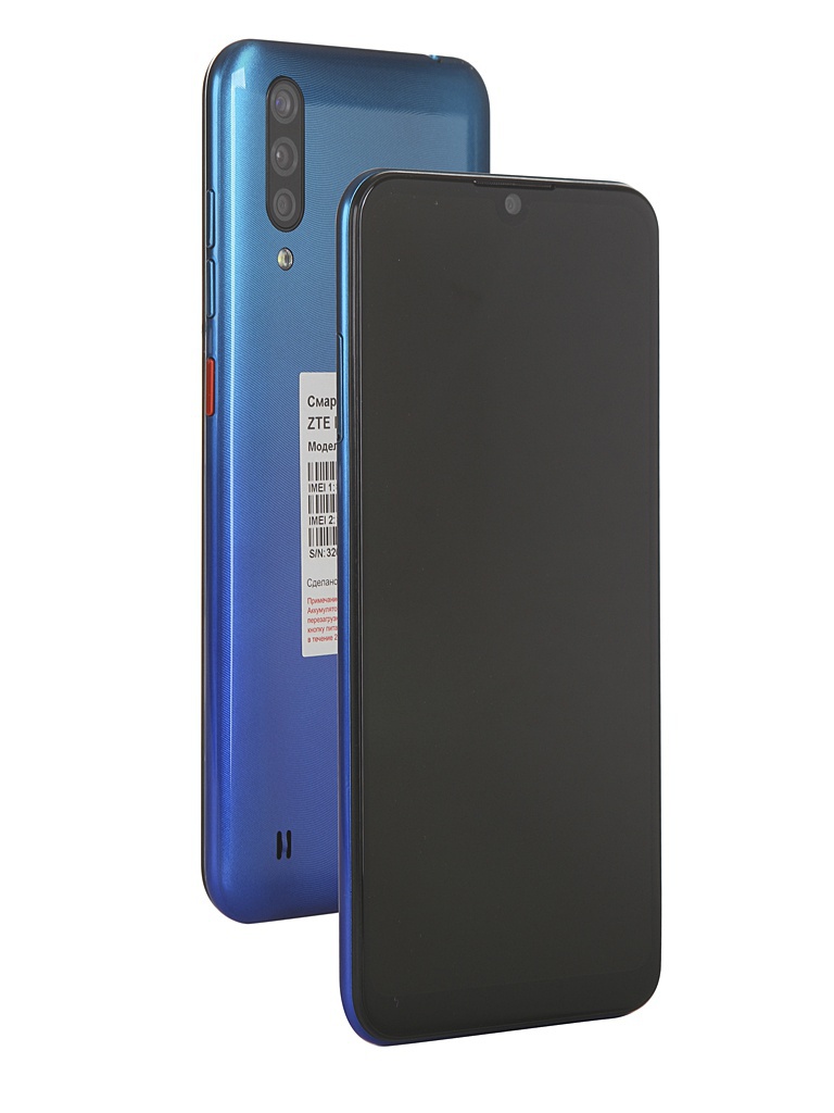 фото Сотовый телефон zte blade a7 2020 2gb/32gb blue выгодный набор + серт. 200р!!!