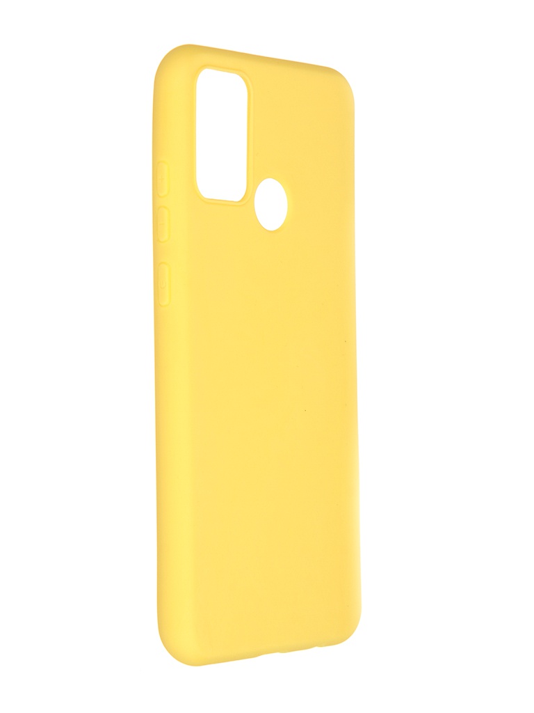 фото Чехол pero для honor 9a soft touch yellow cc01-h9ay