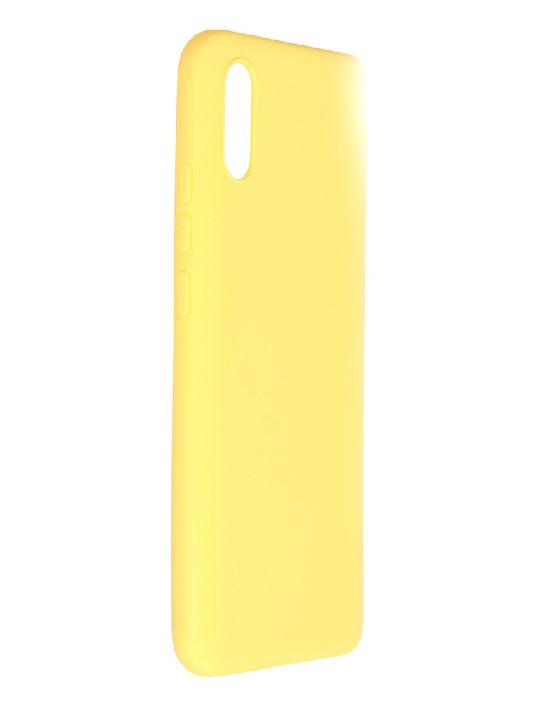 фото Чехол pero для xiaomi redmi 9a soft touch yellow cc01-r9ay