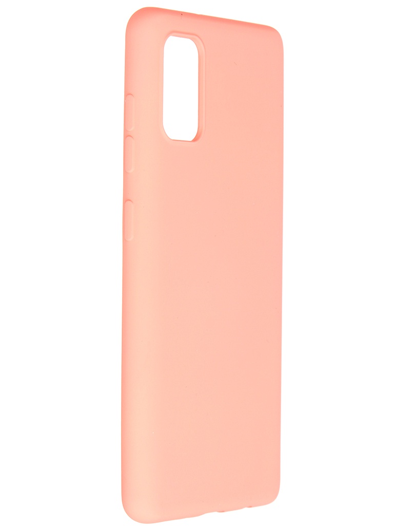 фото Чехол pero для samsung galaxy a41 liquid silicone orange pcls-0008-or