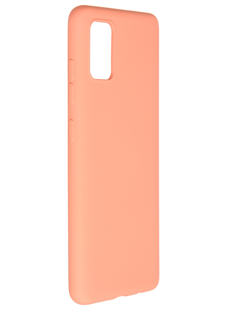 фото Чехол pero для samsung galaxy a51 liquid silicone orange pcls-0013-or