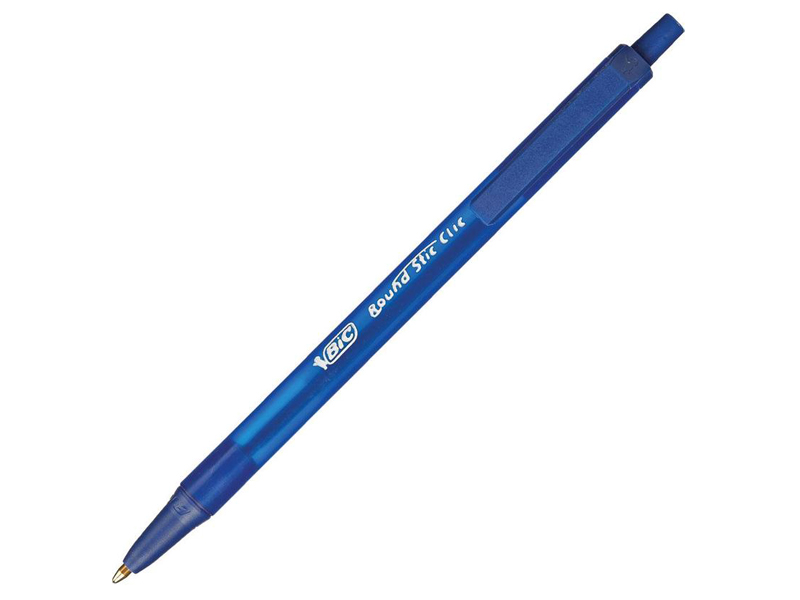 

Ручка шариковая Bic Round Stic Clic 0.4mm стержень Blue 614075, 614075