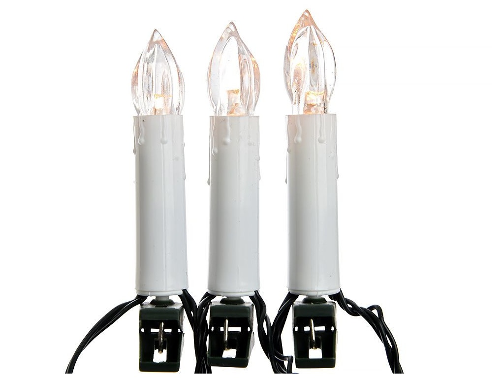 

Гирлянда Kaemingk Свечи для ёлки 15 тёплых LED-огней 3.5m 483297/159146, 159146