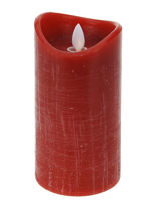фото Светодиодная свеча koopman international уютный свет 7.5х15cm red ax5400220/155524