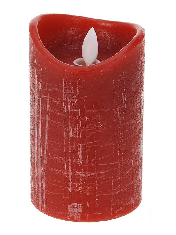 фото Светодиодная свеча koopman international уютный свет 7.5х12.5cm red ax5400210/155523