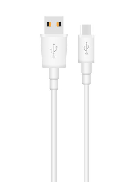 фото Аксессуар krutoff modern usb - usb type-c 1m white 15164