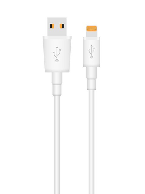 

Аксессуар Krutoff Modern USB - Lightning 1m White 15167, 15167