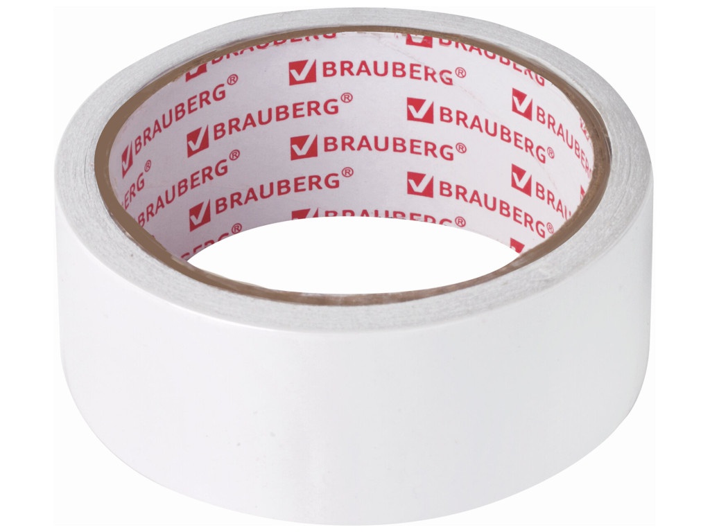 

Клейкая лента двусторонняя Brauberg 38mm х 10m 229056, 229056