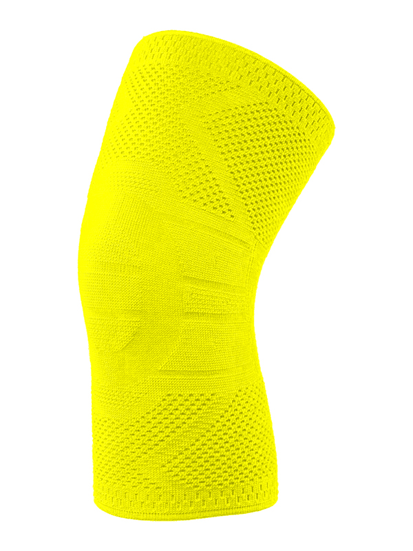 фото Наколенник смарт компресс habic sport №5 yellow neon