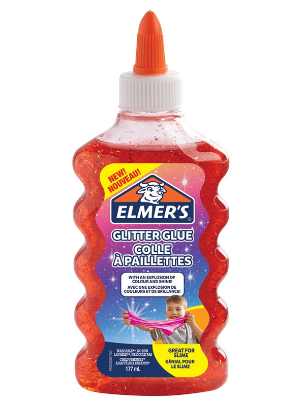 фото Слайм elmers для слаймов с красными блестками 177ml 2109489