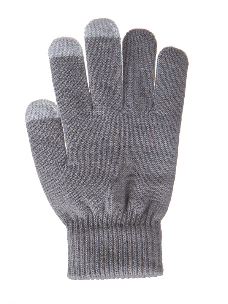 фото Теплые перчатки для сенсорных дисплеев activ grey 124444