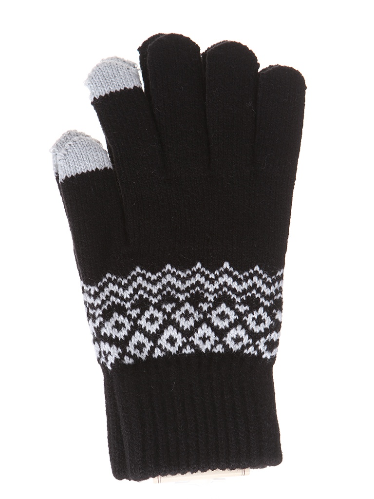 фото Теплые перчатки для сенсорных дисплеев activ fashion black 123214