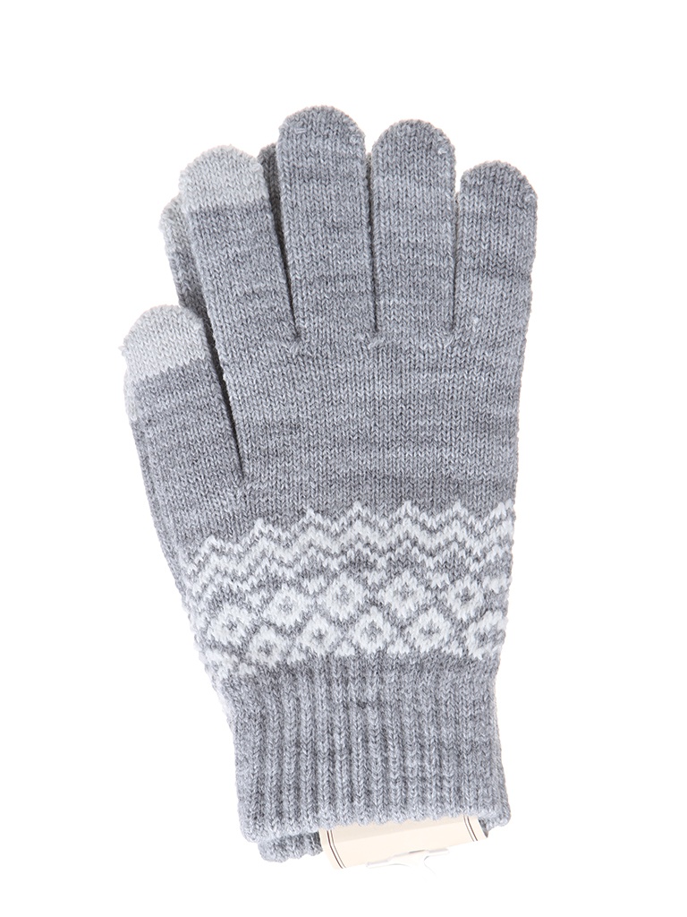 фото Теплые перчатки для сенсорных дисплеев activ fashion light grey 123215