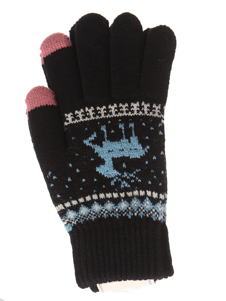 фото Теплые перчатки для сенсорных дисплеев activ fashion black 123213