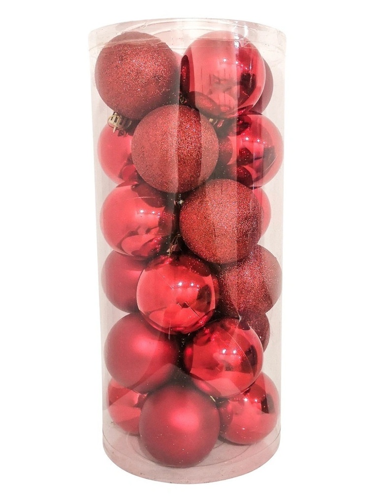 

Набор шаров Hungzhou 6cm 24шт Red НБ-2463, НБ-2463