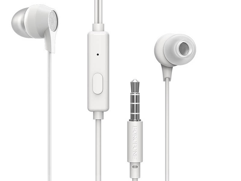 

Наушники Borofone BM28 Tender Sound Universal White 6931474701749, BM28