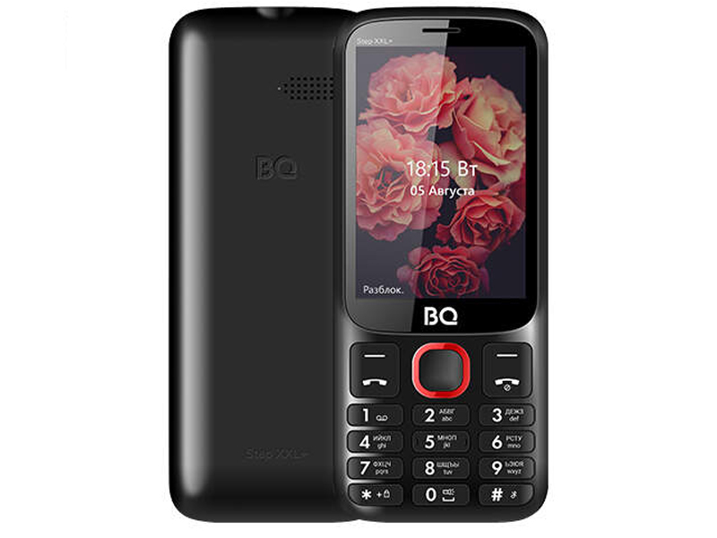 сотовый телефон bq 1848 step black blue Сотовый телефон BQ 3590 Step XXL+ Black-Red