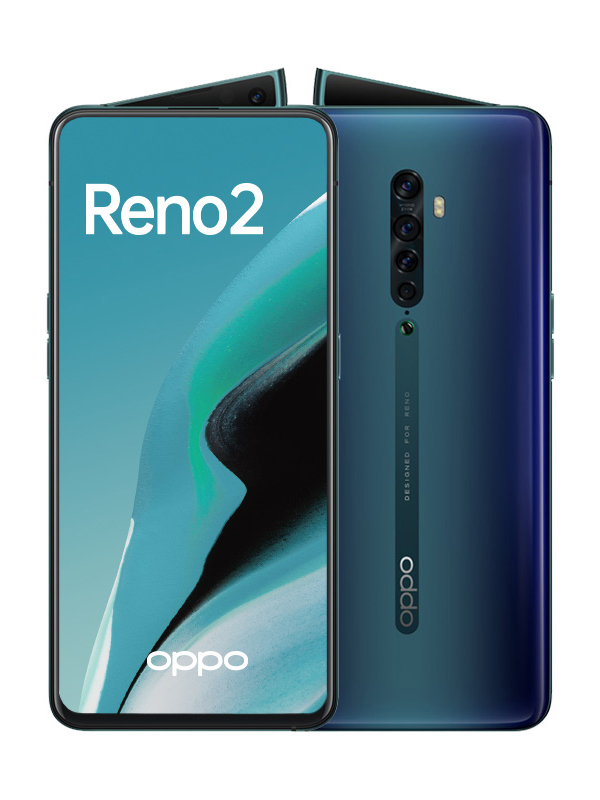 фото Сотовый телефон oppo reno 2 8/256gb deep ocean выгодный набор для selfie + серт. 200р!!!