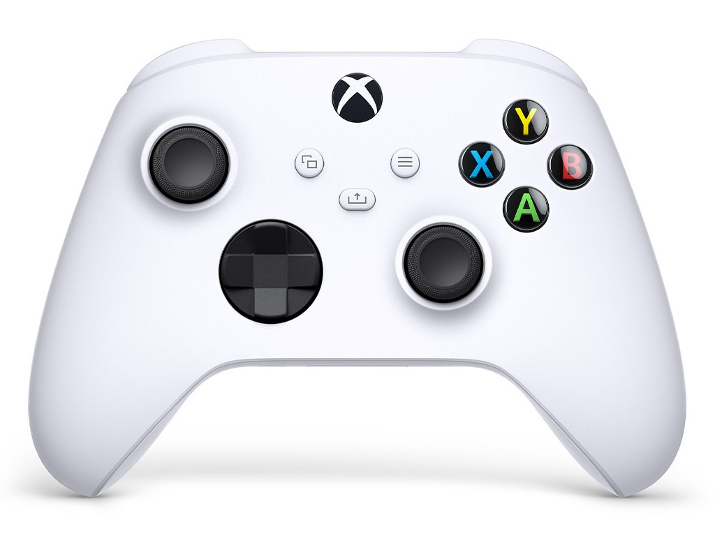 Геймпад Microsoft Xbox Robot White геймпад oem controller для xbox 360 pc blue