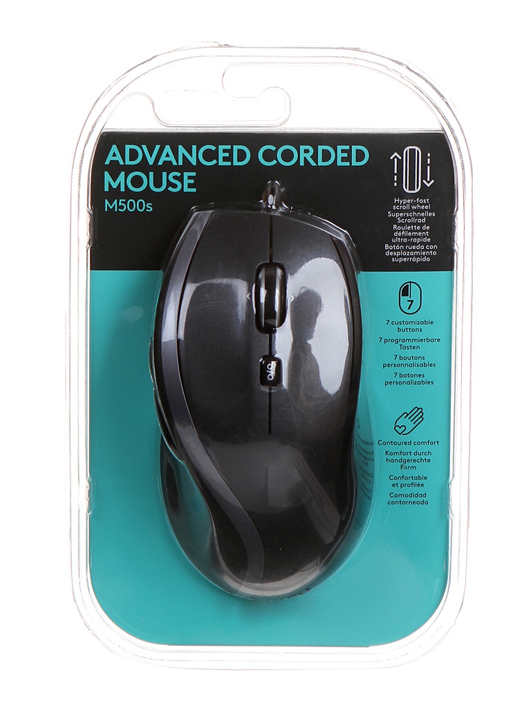 Мышь Logitech M500s Black 910-005784 цена и фото