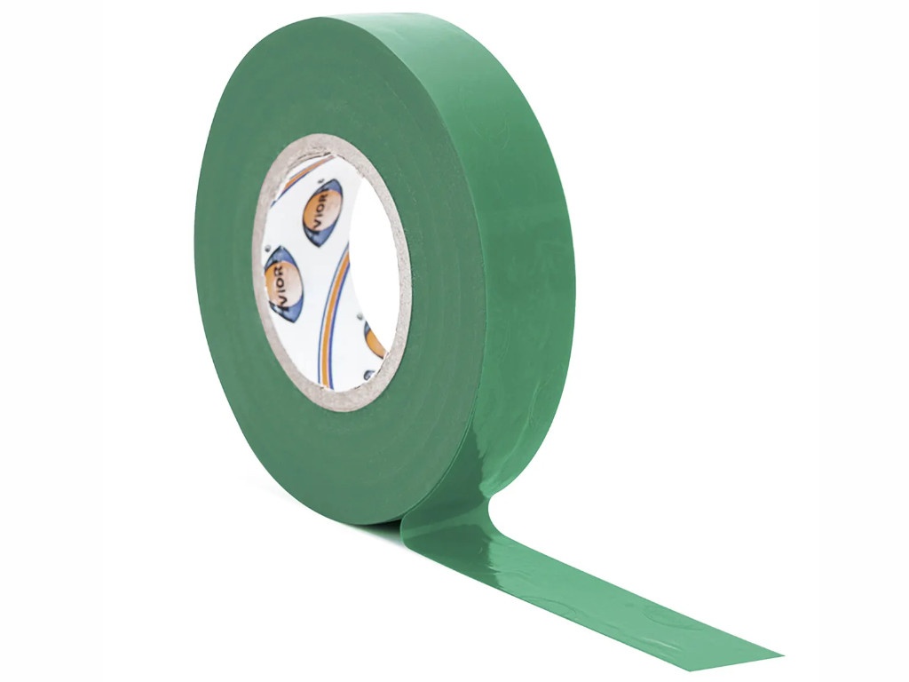 фото Изолента aviora 15mm x 20m green 305-062