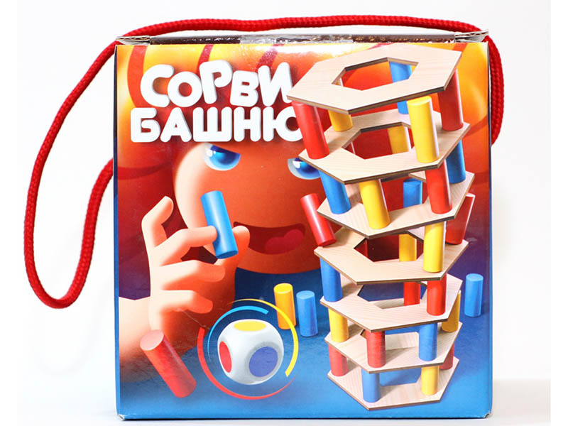 

Настольная игра Десятое Королевство Сорви башню (цветная) 02986, Сорви башню
