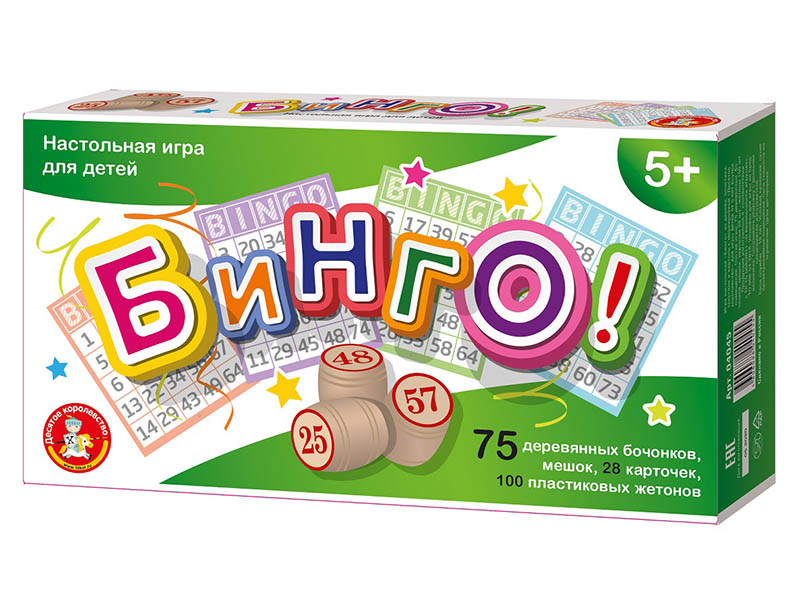 

Настольная игра Десятое Королевство Бинго 04045, Бинго