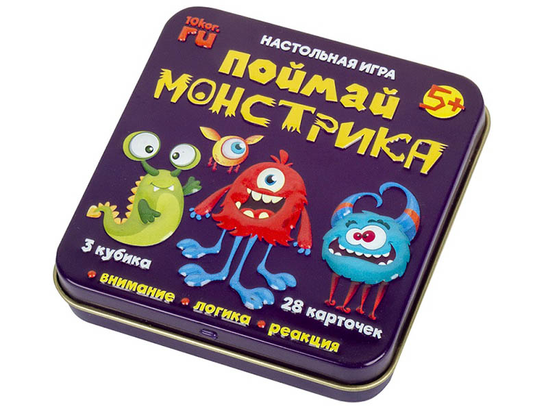 

Настольная игра Десятое Королевство Поймай монстрика 03527, Поймай монстрика