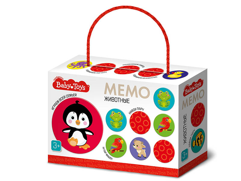 

Настольная игра Десятое Королевство Мемо Животные Baby Toys 04051, Мемо Животные Baby Toys