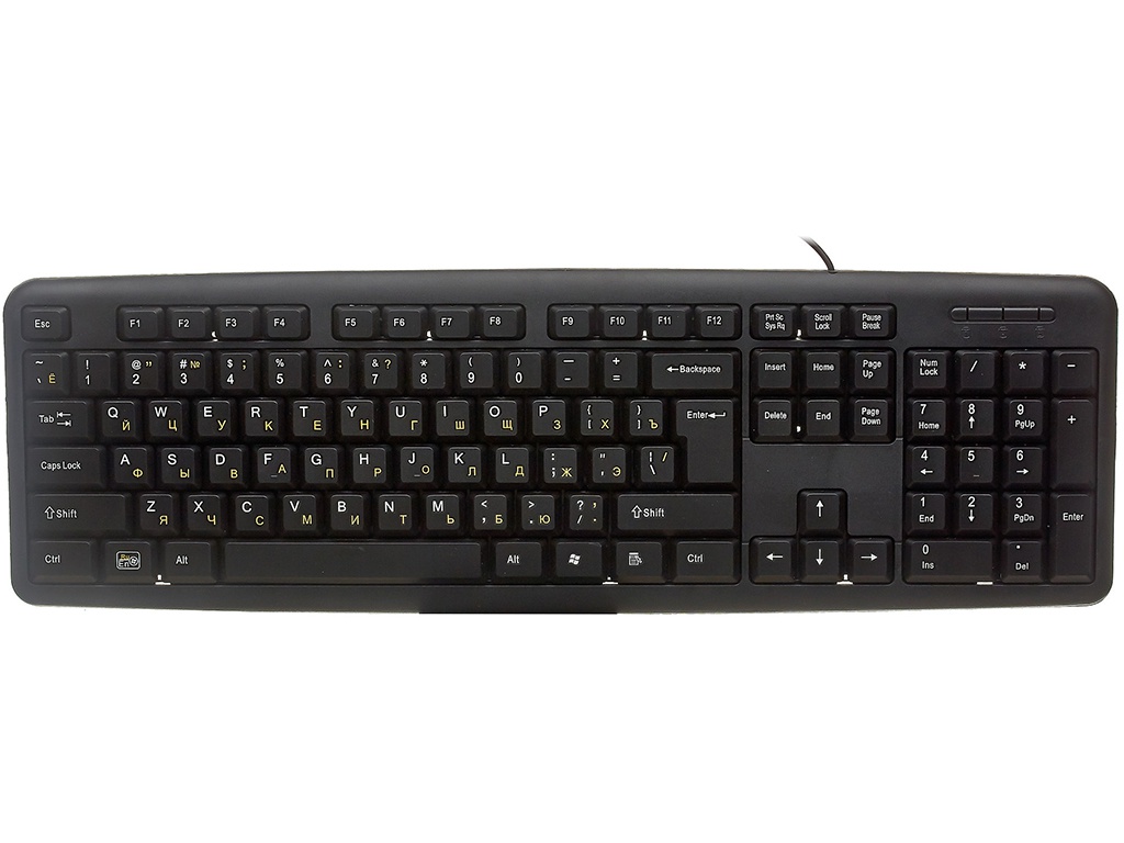

Клавиатура ExeGate LY-331RL2 OEM USB Black EX280434RUS, EX280434RUS