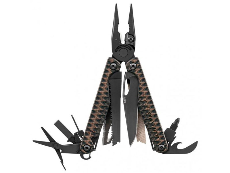 фото Мультитул leatherman charge plus g10 grey-brown 832915