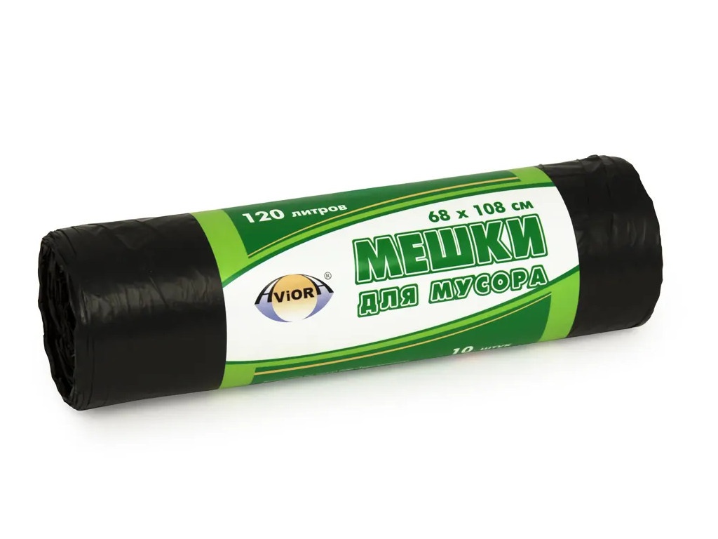 

Пакет Aviora 120L 10шт Black 106-066, 106-066