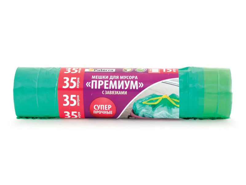 

Пакет Paterra 35L 15шт Green 106-007, 106-007