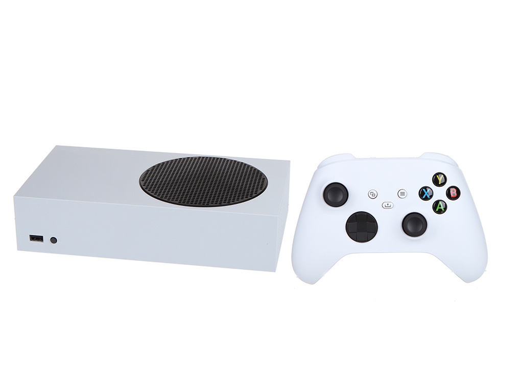 Игровая приставка Microsoft Xbox Series S 512 ГБ SSD RU, белый/черный геймпад microsoft xbox series x s wireless controller особой серии lunar shift