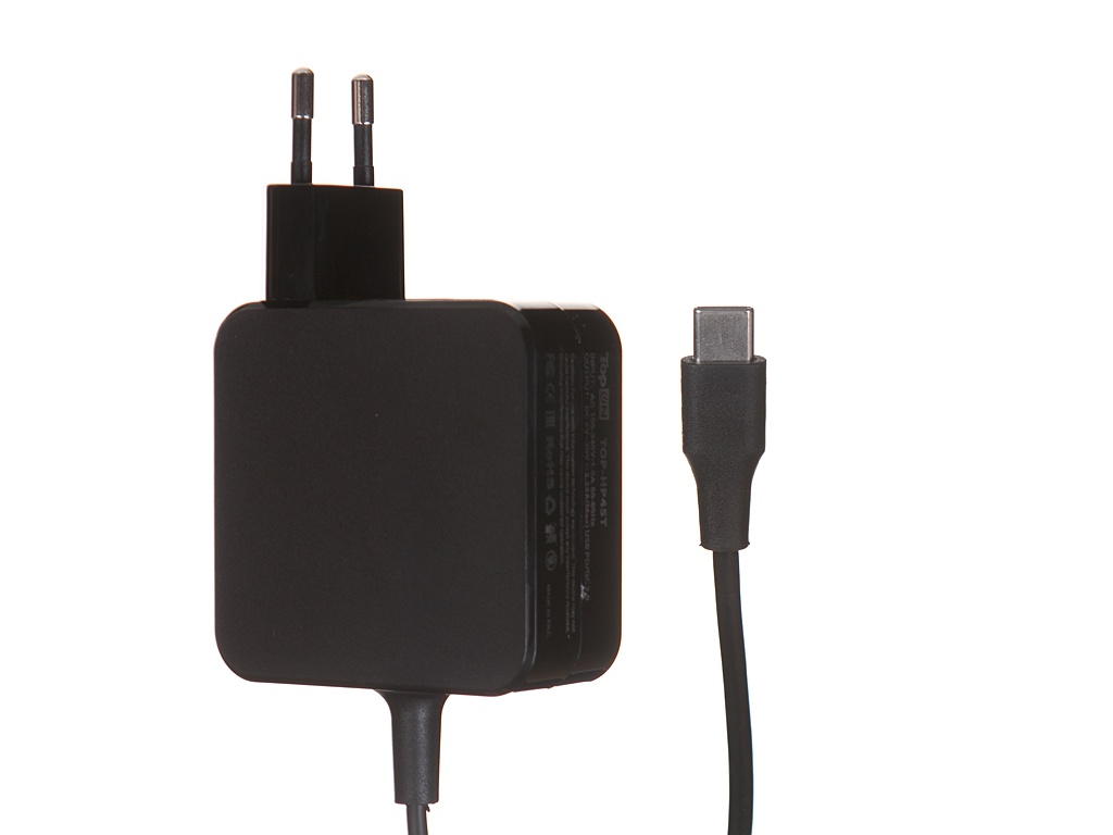 

Блок питания TopON 20V 2.25A 45W Type-C для HP TOP-HP45T, TOP-HP45T