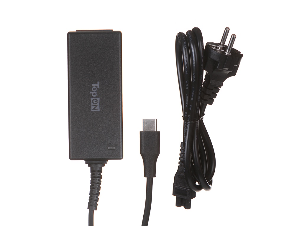 

Блок питания TopON 20V 2.5A 45W Type-C для Dell TOP-DE45T, TOP-DE45T